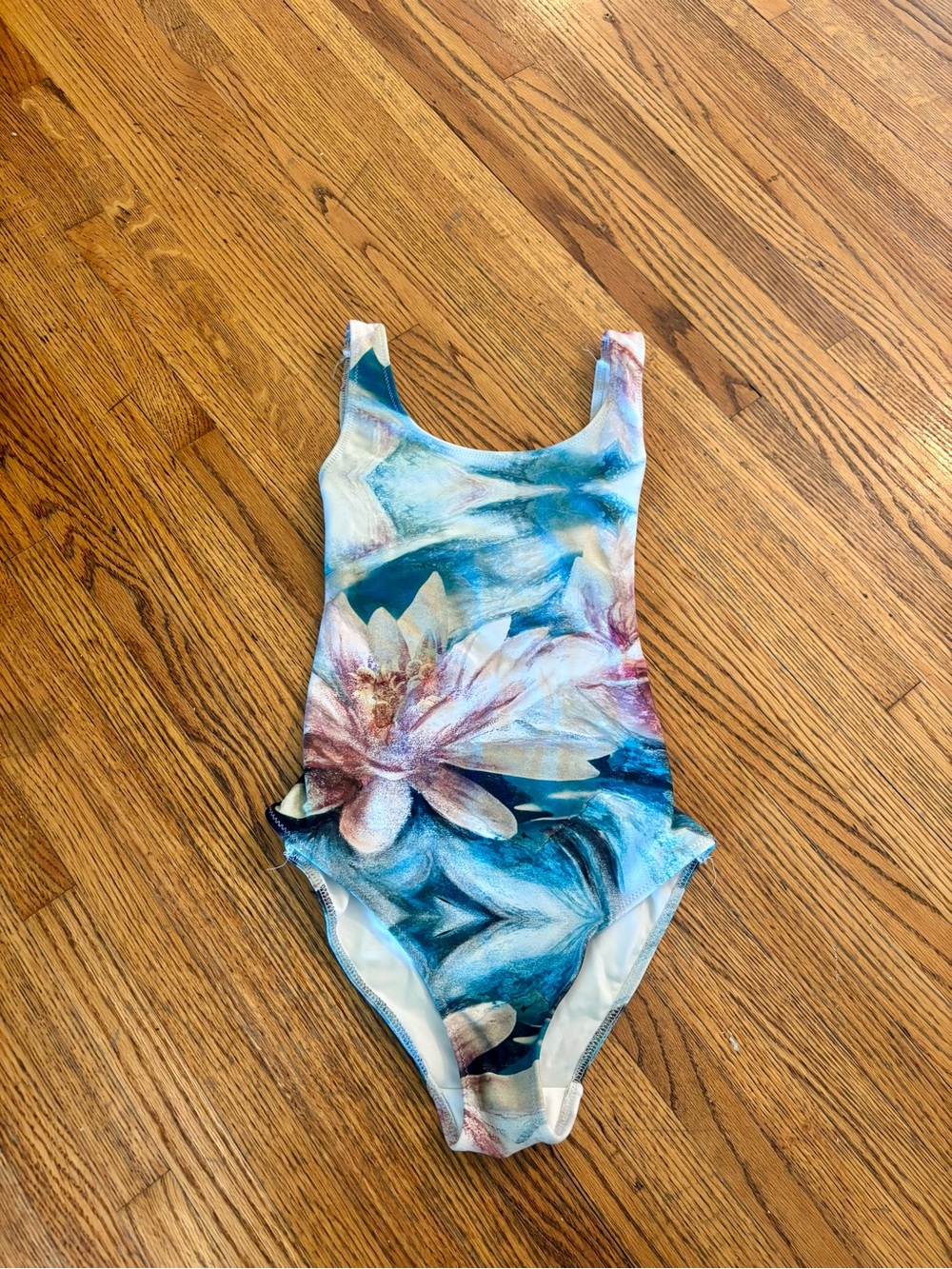 Floral Printed Leotard